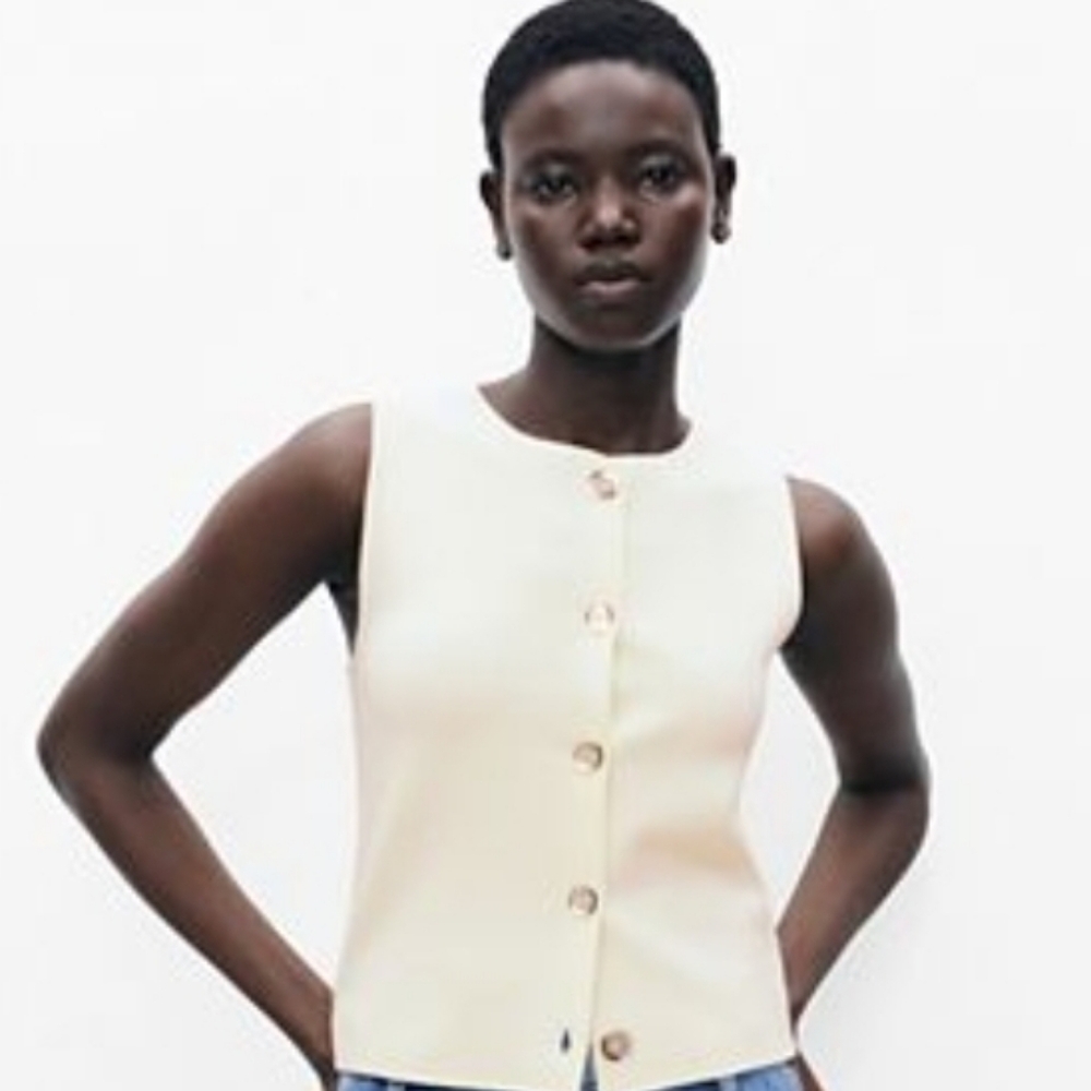 Primark Cream Button-Up Top